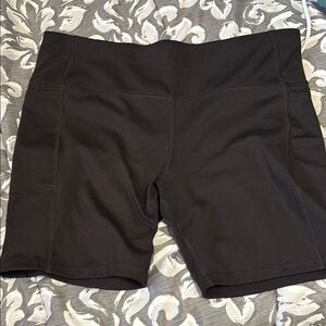 Women's Black Athletic Shorts